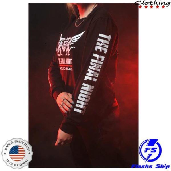 Ground Zero Festival Merch Store Shop Ground Zero Slogan Longsleeve The Final Night Black