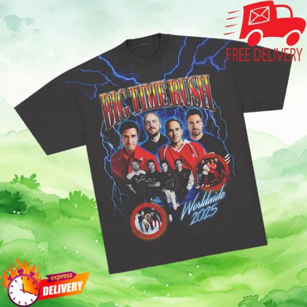 Big Time Rush Merch Store Shop Btr In Real Life Worldwide 2025 Bootleg Tee