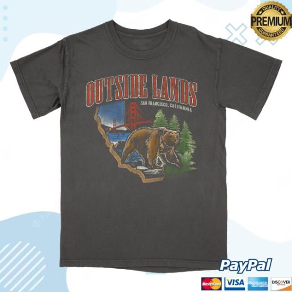 Outside Lands Festival Merch Store Shop Bear Event Tee