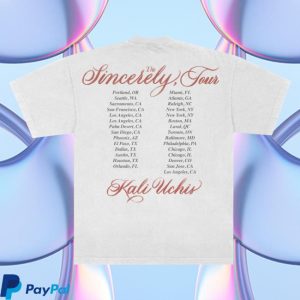 Shop Kali Uchis Store Merch Sincerely, Tour Envelope White Tee