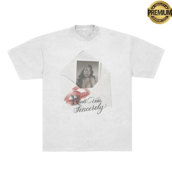 Shop Kali Uchis Store Merch Sincerely, Tour Envelope White Tee