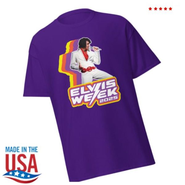 Shopelvis Store Merch Elvis Week 2025 Unisex T-Shirt