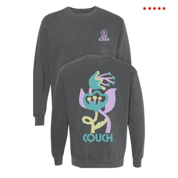 Couchtheband Store Merch Lily Flower Crewneck