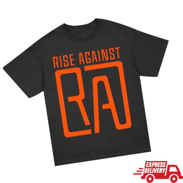 Rise Against Store Merch Ra Square Logo Black T-Shirt