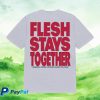 Dying Wish Store Merch Shop Flesh Stays Together Black Tee