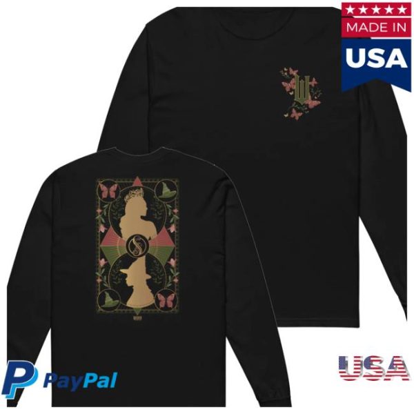 Nbc Store Merch Shop Wicked Enchanted Elements Elphaba & Glinda Heavyweight Long Sleeve T-Shirt