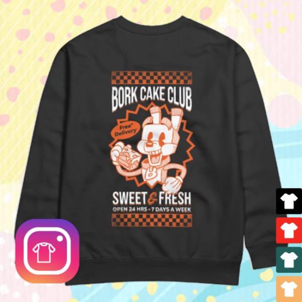 Slogo Store Merch Bork Cake Club Sweatshirt
