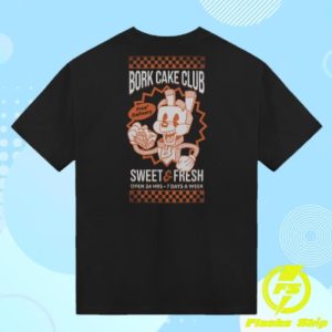 Slogo Store Merch Bork Cake Club Oversized T-Shirt