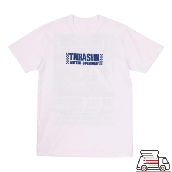 Thrashin Supply Store Merch Full Throttle White Tee