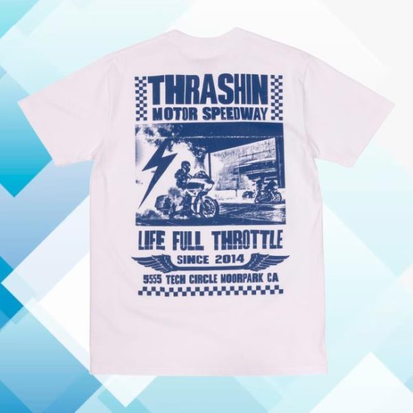 Thrashin Supply Store Merch Full Throttle White Tee