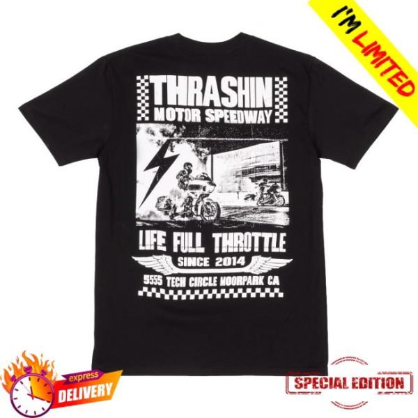 Thrashin Supply Store Merch Full Throttle Black Tee