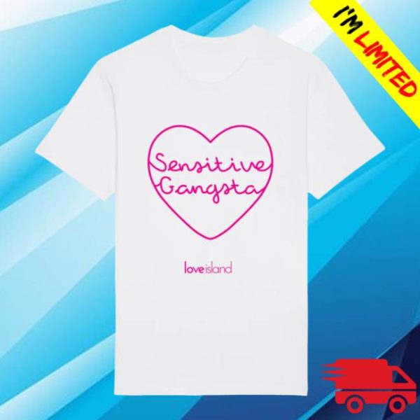 Official Love Island Store Merch Sensitive Gangsta T-Shirt