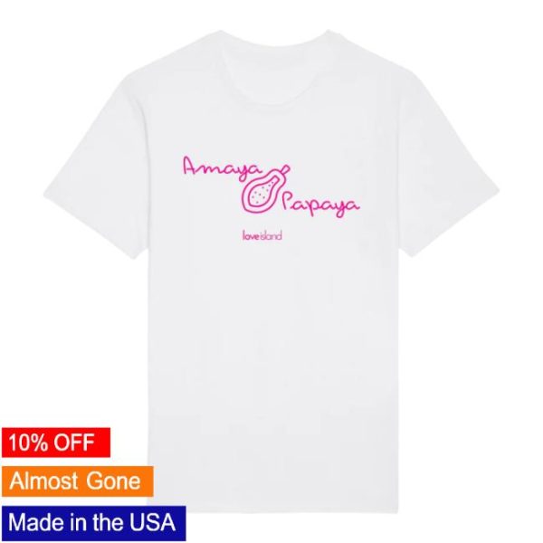 Official Love Island Store Merch Amaya Papaya T-Shirt