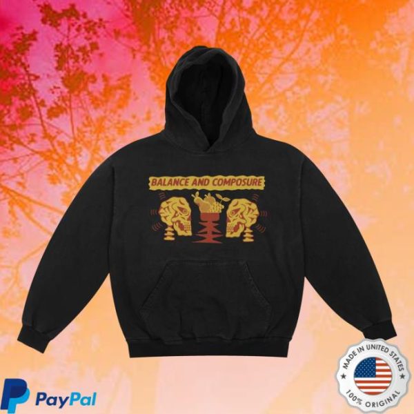 Balancedcomp Store Merch Skullfruit Black Hoodie