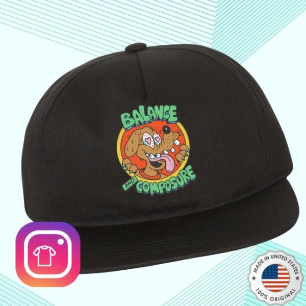 Balancedcomp Store Merch Dog Snapback Hat