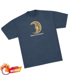 Balancedcomp Store Merch Moon Navy Blue T-Shirt