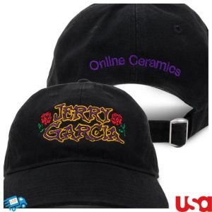 Online Ceramics Store Merch Jerry Garcia Run For The Roses Black Hat