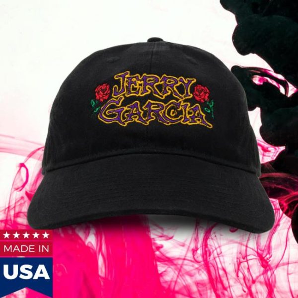 Online Ceramics Store Merch Jerry Garcia Run For The Roses Black Hat