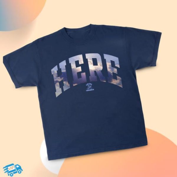 Online Ceramics Store Merch Here Sky Navy Tee