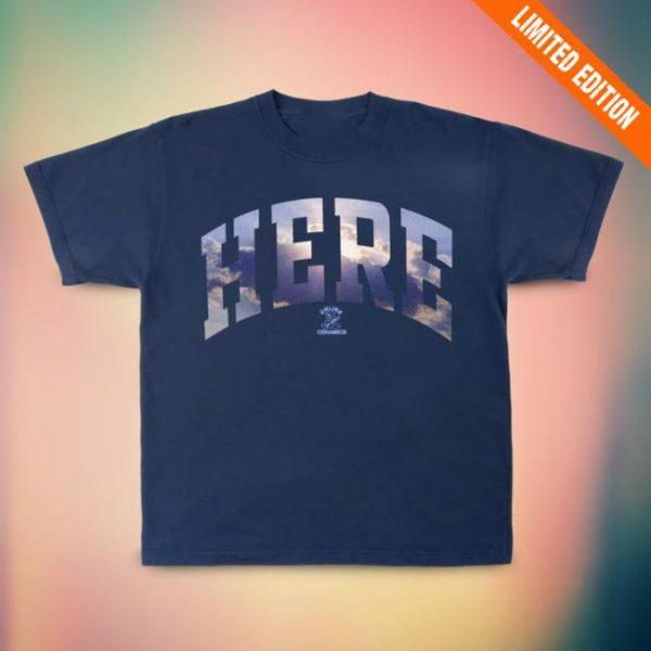 Online Ceramics Store Merch Here Sky Navy Tee