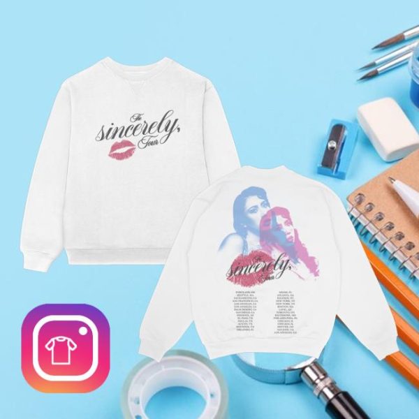Kali Uchis Merch Store Shop Sincerely Tour Crewneck