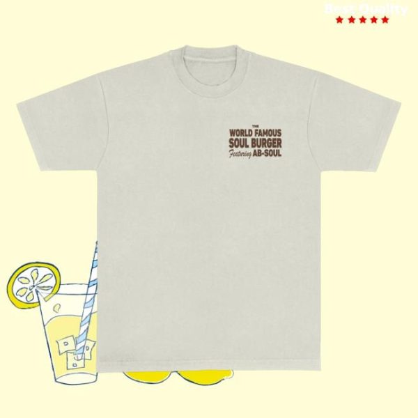 Txdxe Top Dawg Entertainment Merch Store Shop Soul Burger Tour Tee Off-White