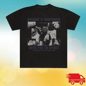 Balance And Comp Band Merch Angel Black T-Shirt
