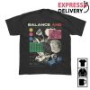 Balance And Comp Band Merch Angel Black T-Shirt
