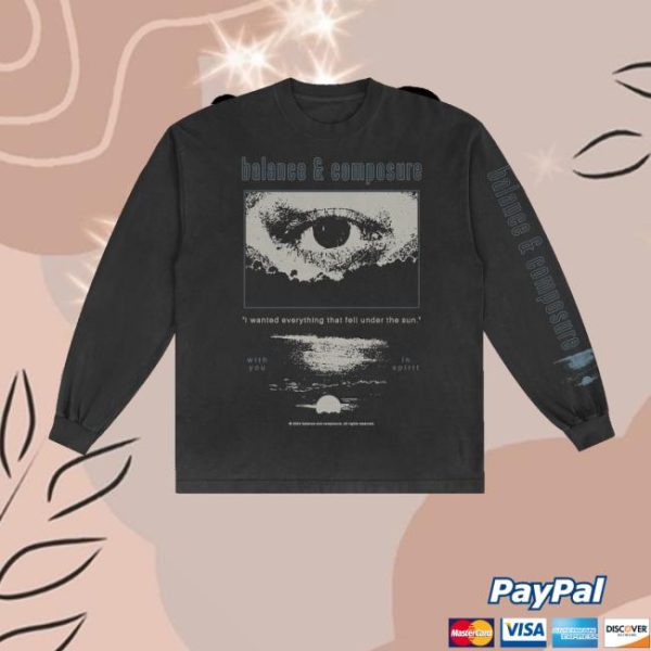 Balance And Comp Band Merch Eye Black Long Sleeve