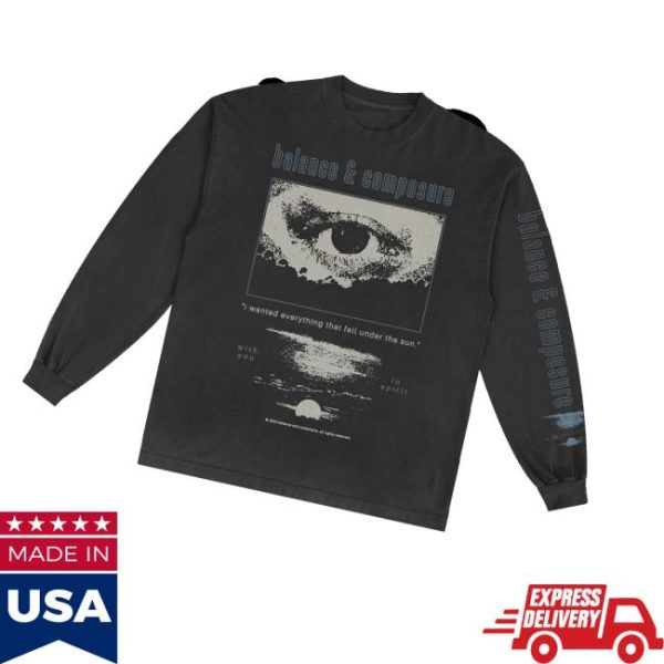 Balance And Comp Band Merch Eye Black Long Sleeve