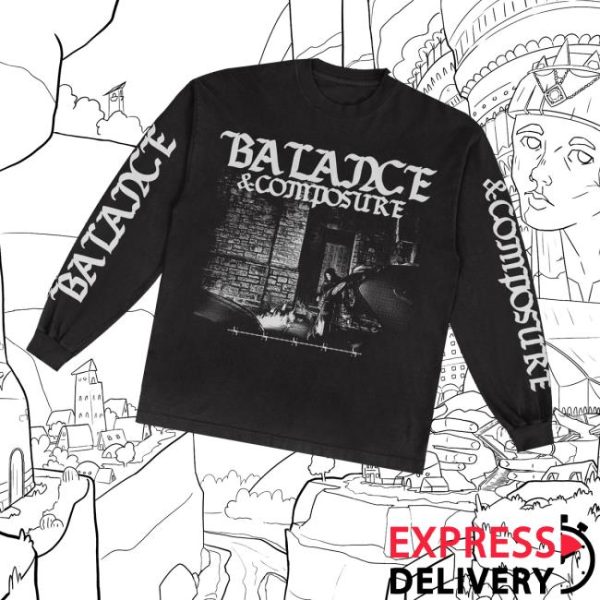 Balance And Comp Band Merch Reaper Black Long Sleeve