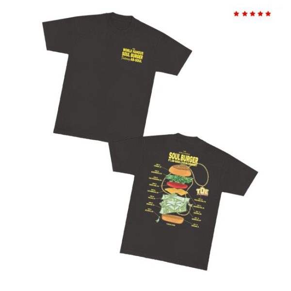 Txdxe Merch Soul Burger Tour Tee
