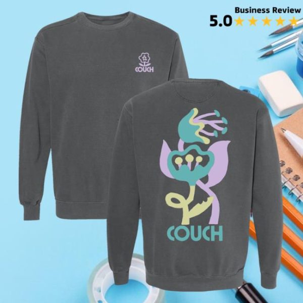 Couch The Band Merch Store Shop Lily Flower Crewneck
