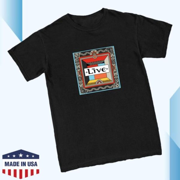 Live The Band Merch Store Shop The Distance To Here Album Tee