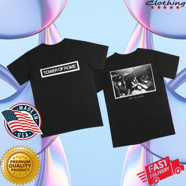 Wax Vessel Merch Store Shop Tower Of Rome All Is Lost Shirt
