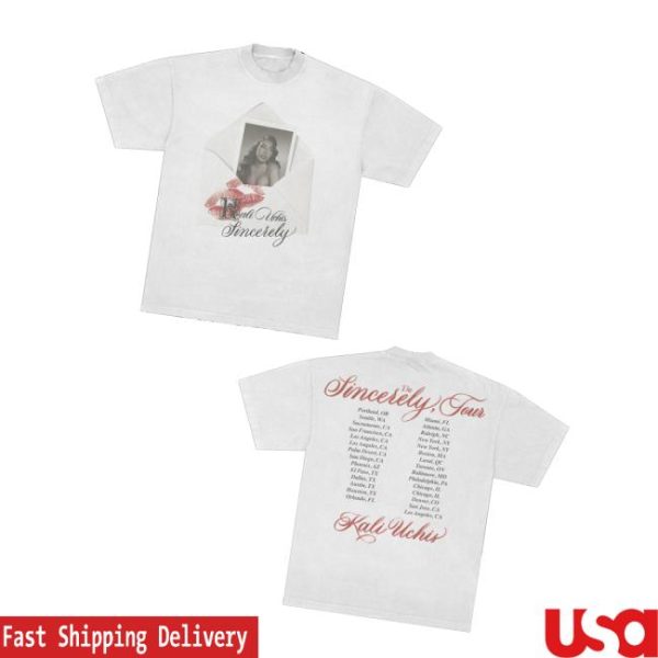 Kaliuchis Shop Sincerely Tour Envelope Tee