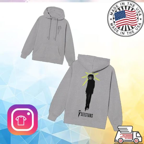 Sumerian Records Merch I See Stars Iss Gunmetal Hoodie