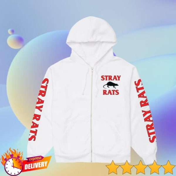 Stray Rats Merch Rodenticide Zip Hoodie