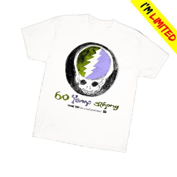 Online Ceramics Shop 60 Years Strong White Tee