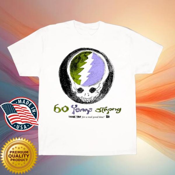 Online Ceramics Merch Store Shop 60 Years Strong White Tee