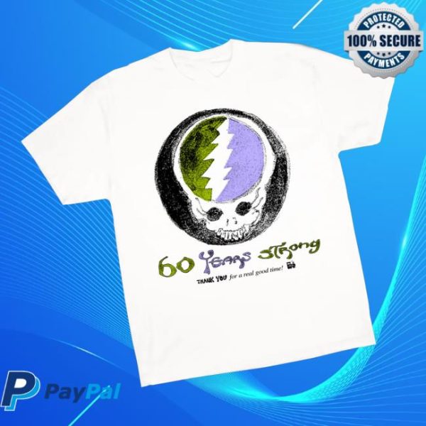 Online Ceramics Merch Store Shop 60 Years Strong White Tee