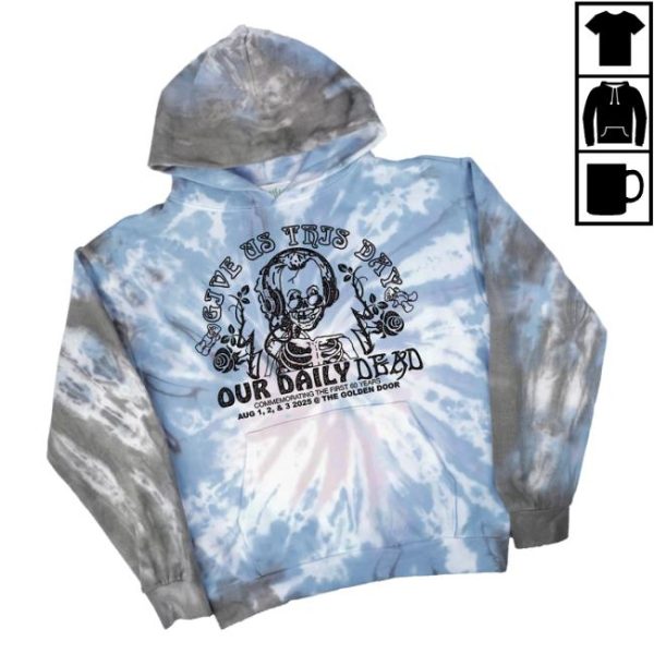 Online Ceramics Merch Store Shop Daily Dead Tie Dye Hoodie