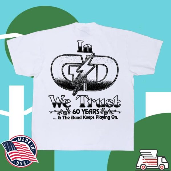 Online Ceramics Merch Store Shop In G.D We Trust White Tee