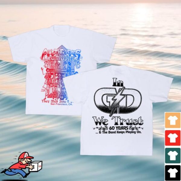 Online Ceramics Merch Store Shop In G.D We Trust White Tee
