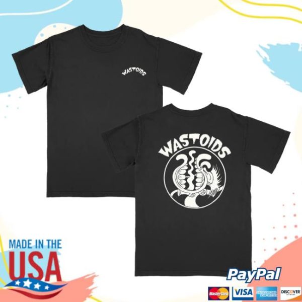 Hello Merch Store Wastoids Baggy Black T-Shirt