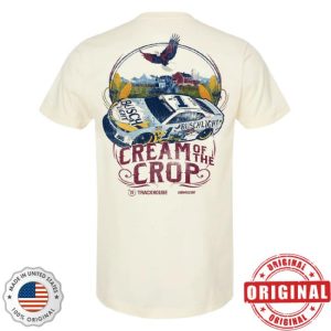 Trackhouse Store Merch Ross Chastain #1 Busch Light Cream Of The Crop T-Shirt