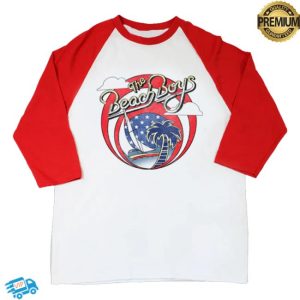 The Beach Boys Merch Store Shop Surfin’ Usa Flag Raglan