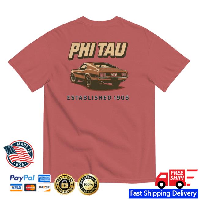 kenny The Phi Tau Store Merch Shop Phi Tau Vintage Cars T Shirta