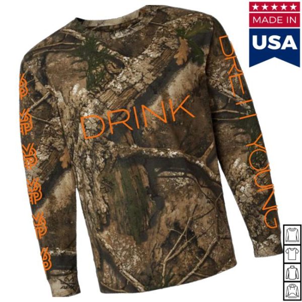 Brett Young Music Merch Camo Long Sleeve