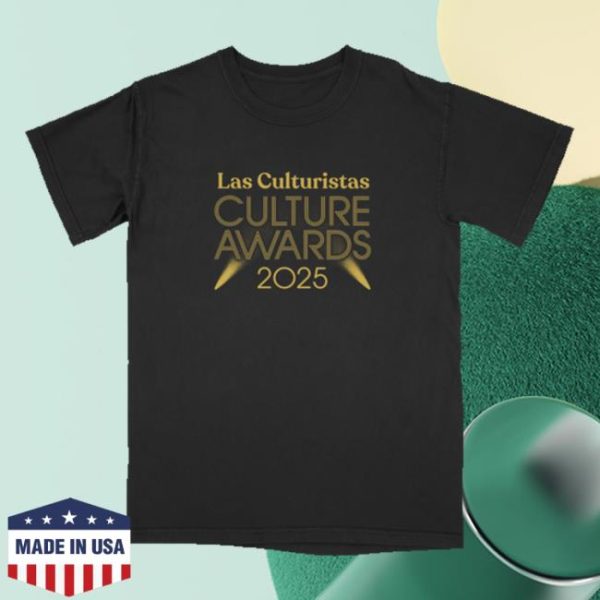 Las Culturistas Merch Store Shop Culture Awards 2025 Tee – Black